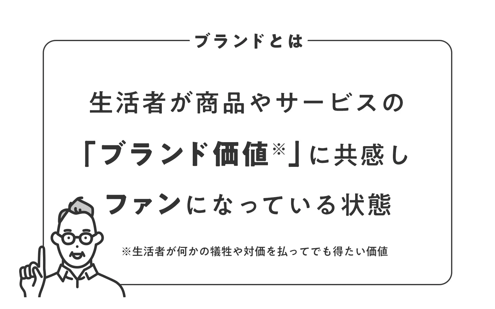 「意味ある差」とは「ブランド価値」